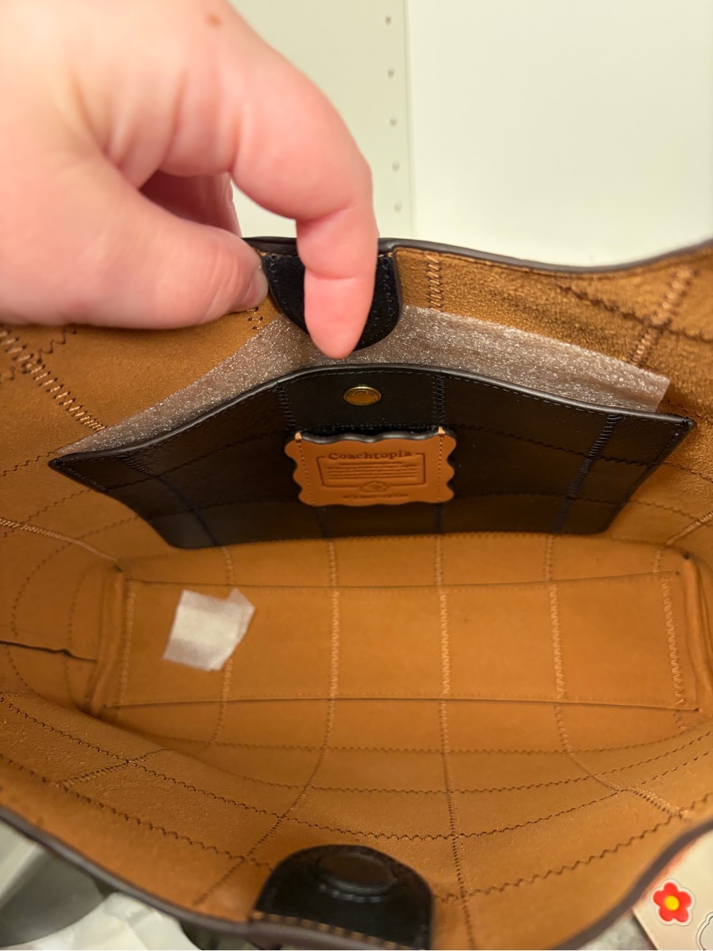 Coach Coachtopia Brooklyn 28 Clay Multi Shoulder Bag (the perfect fall bag!) NEW - Picture 8 of 15